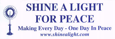 Shine A Light Bumper Sticker